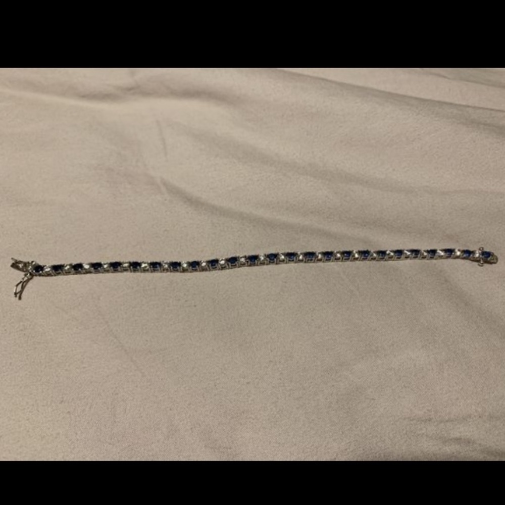 Sapphire and Cubic Zirconia bracelet